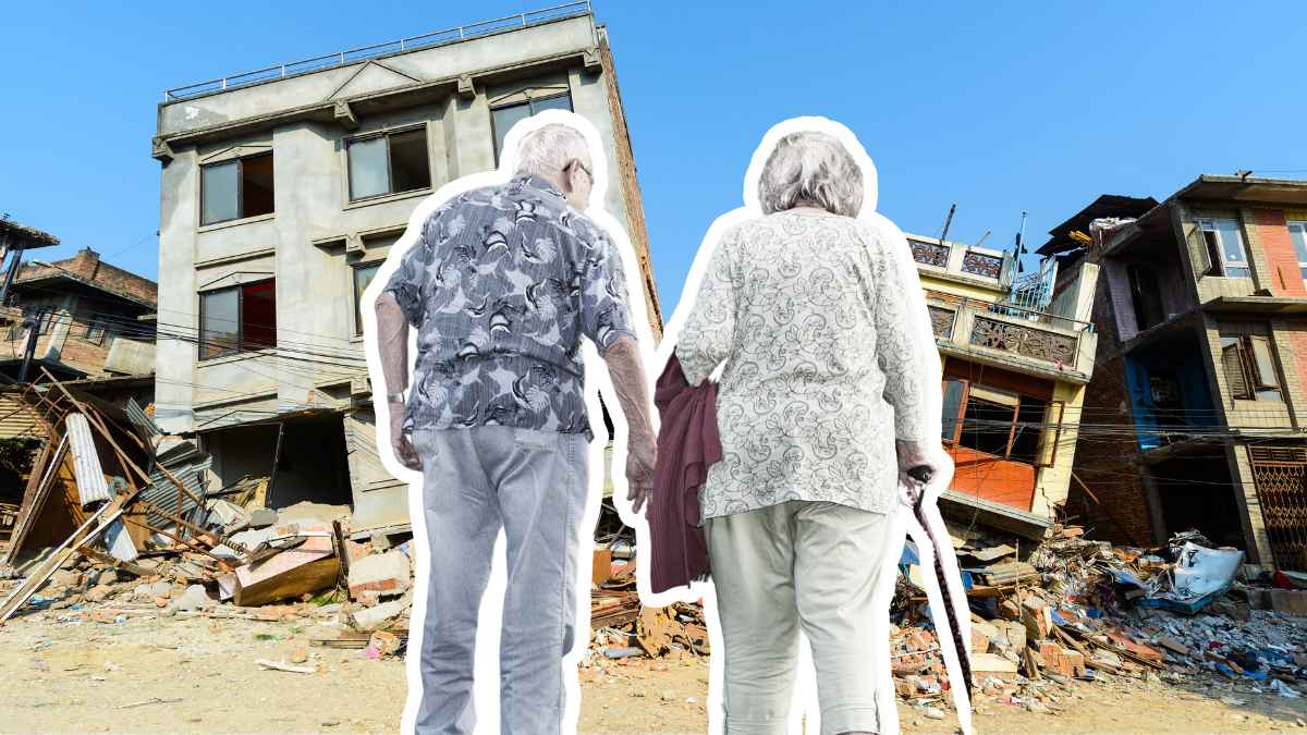 elderly and seniors during earthquake